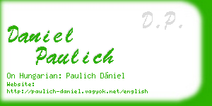 daniel paulich business card